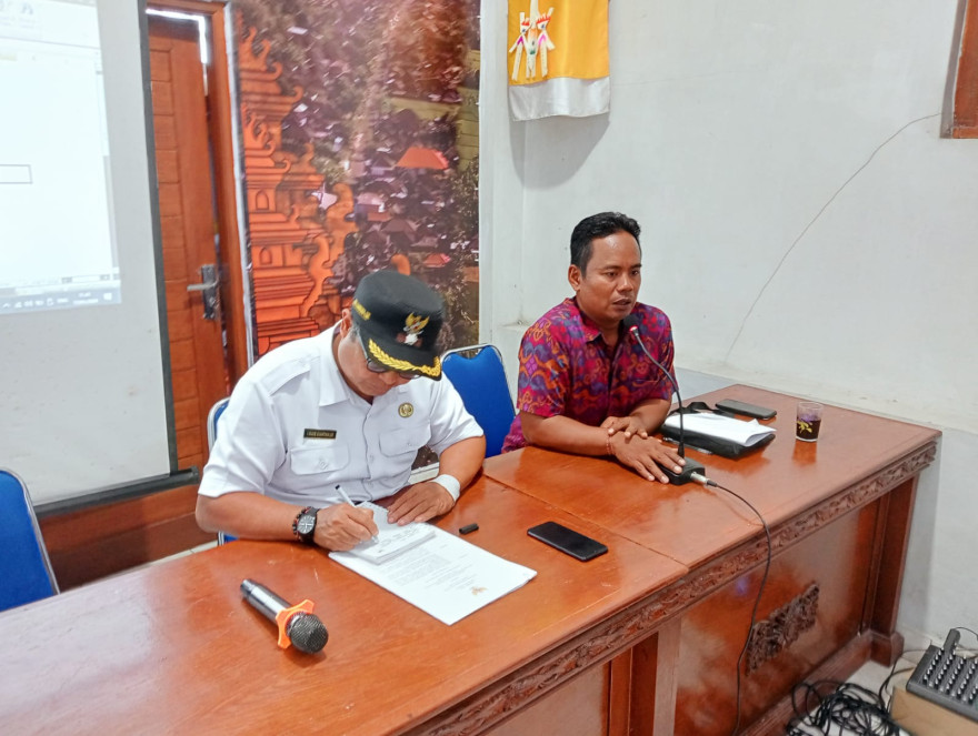 MUSDES LAPORAN PERTANGGUNG JAWABAN REALISASI APBDES TAHUN ANGGARAN 2023